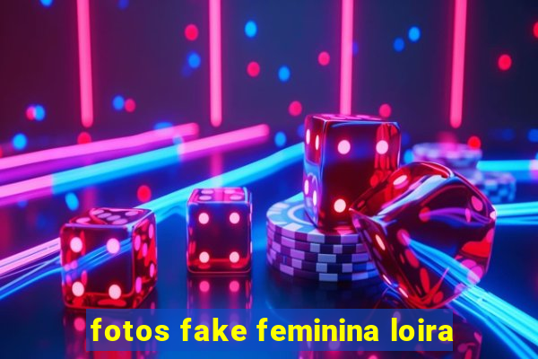 fotos fake feminina loira