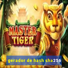 gerador de hash sha256