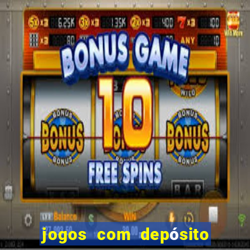 jogos com depósito de 50 centavos