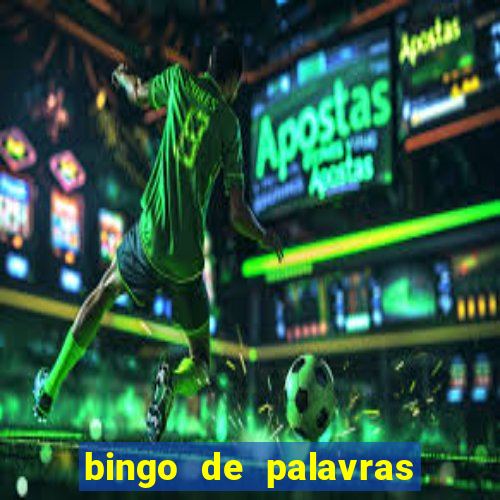 bingo de palavras cha de bebe