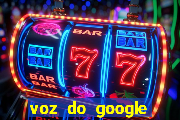 voz do google tradutor homem