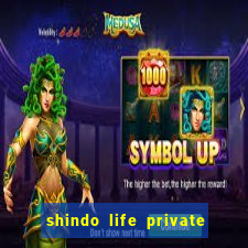 shindo life private server codes