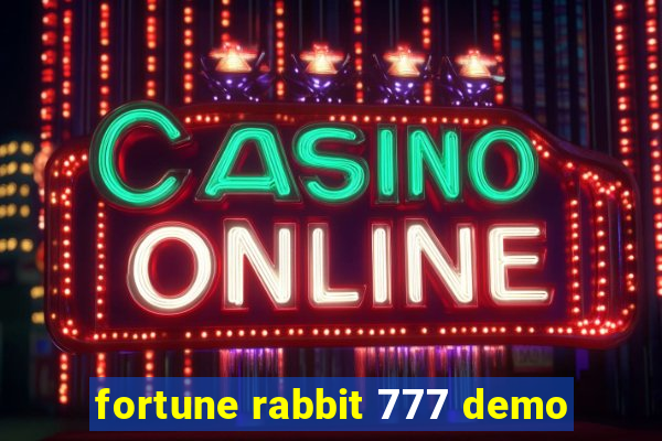 fortune rabbit 777 demo