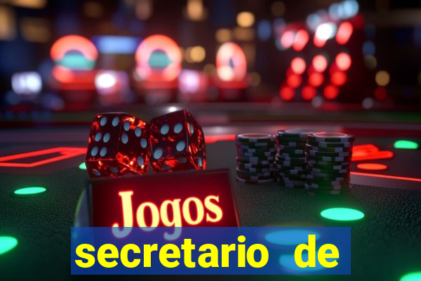 secretario de esporte salario