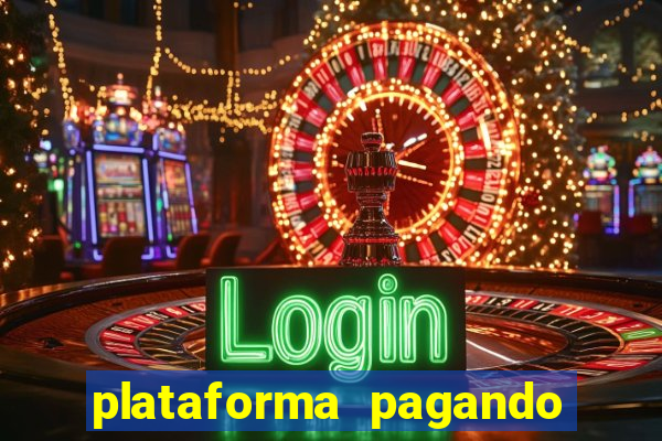 plataforma pagando no cadastro bet