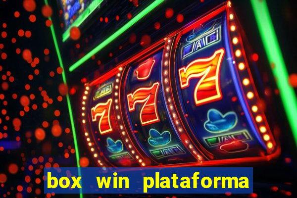 box win plataforma de jogos