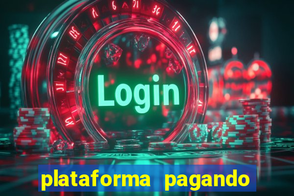 plataforma pagando bem hoje