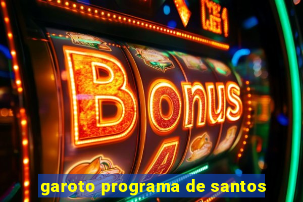 garoto programa de santos